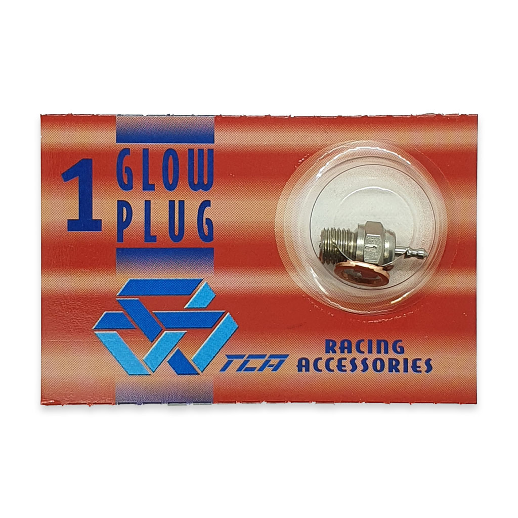 TCA Racing STANDARD GLOW PLUG N° 1 - FOR STROKE ENGINES - 1:8 - 1:10 SCALE - RC CARS - 3