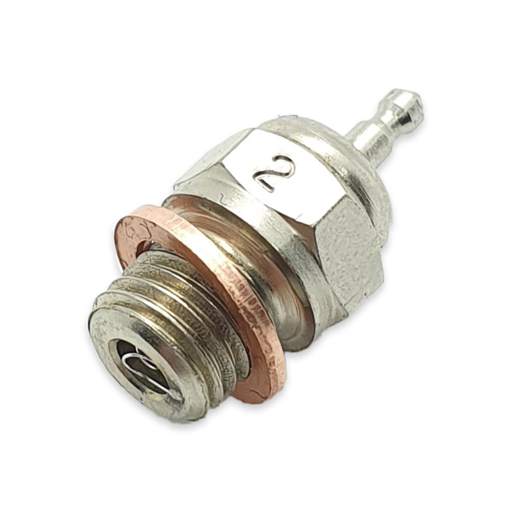 TCA Racing STANDARD STANDARD GLOW PLUG N° 2 - FOR STROKE ENGINES - 1:8 - 1:10 SCALE - RC CARS