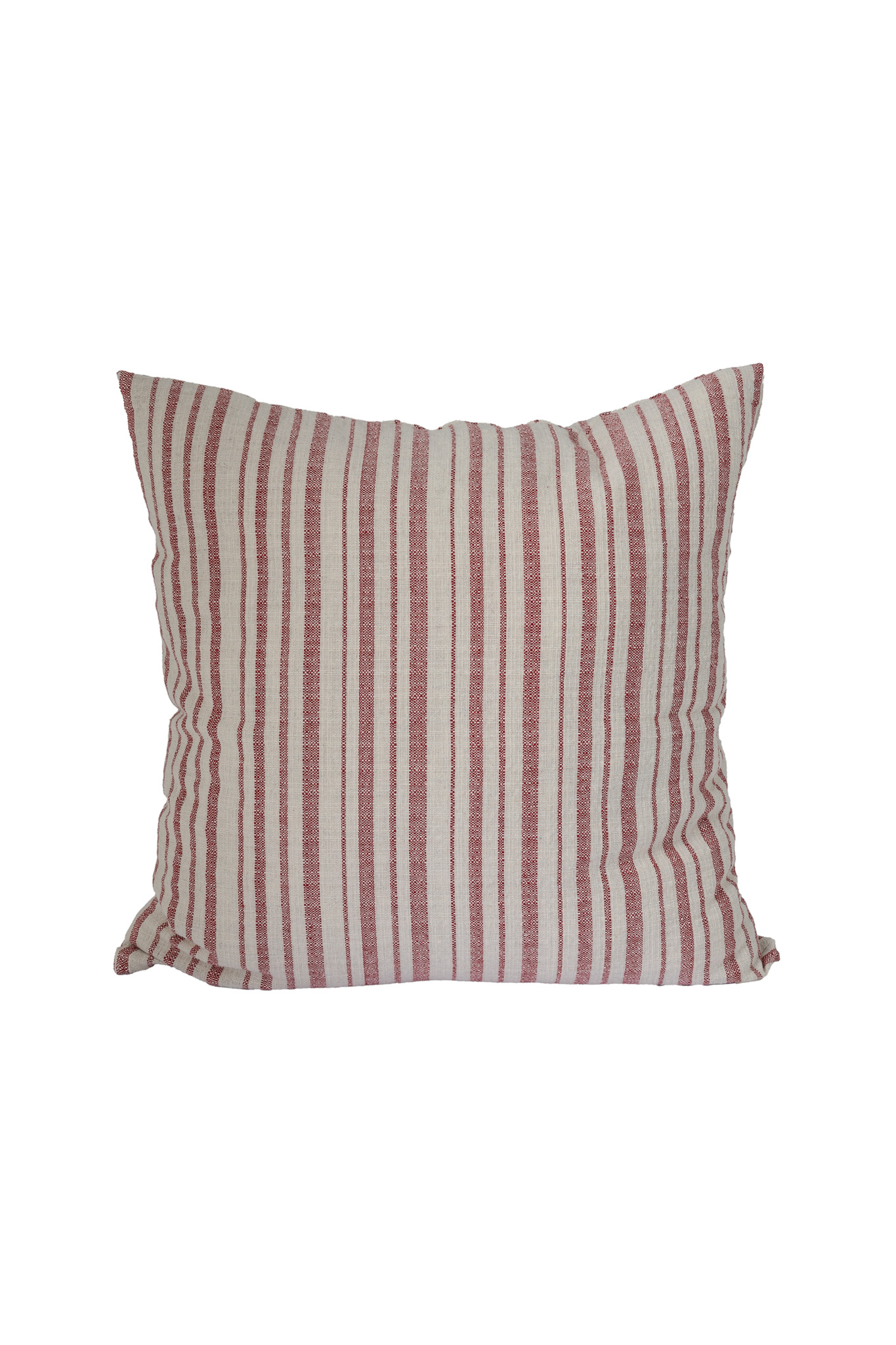 Karlelund - Naturvit/rött kuddfodral - 45 x 45 cm - 3