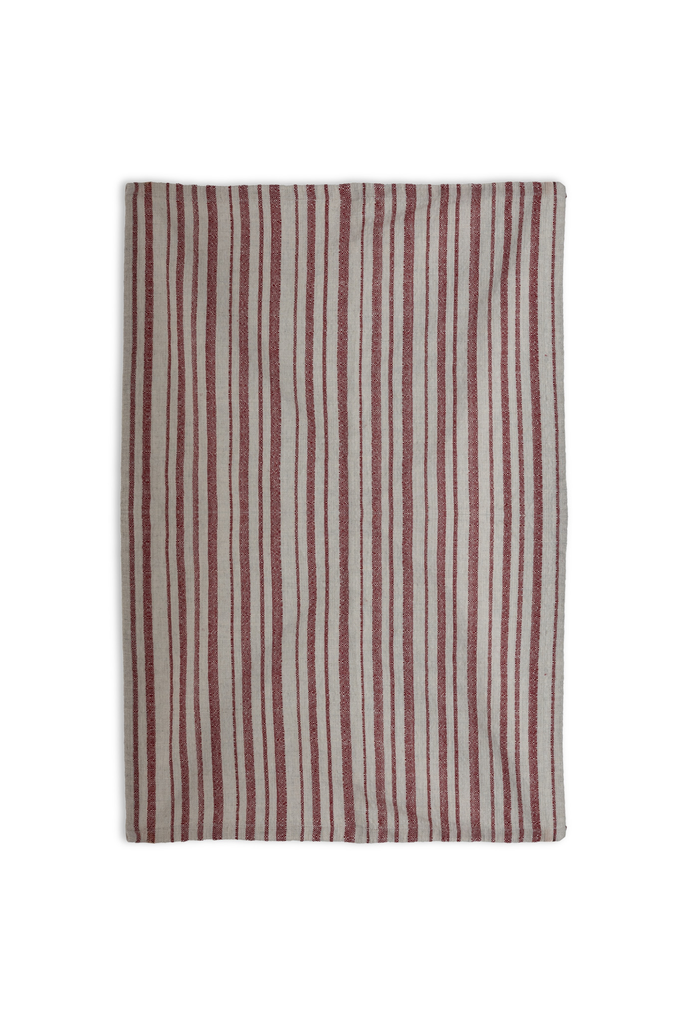 Karlelund kitchen towel - Natural white/Red - 45x65 cm - 2