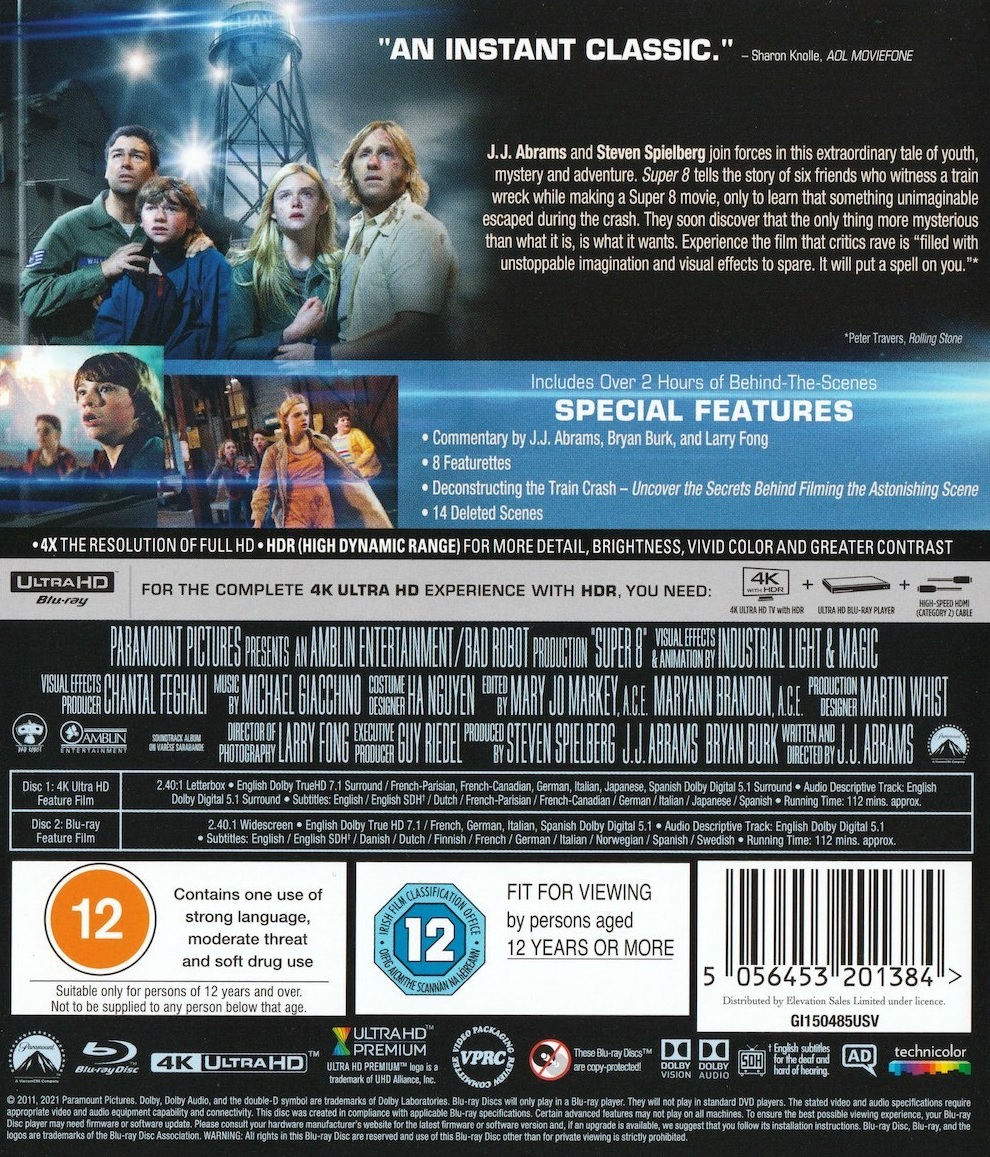 Super 8 (2011) (ej svensk text) (4K Ultra HD + Blu-ray) - 2
