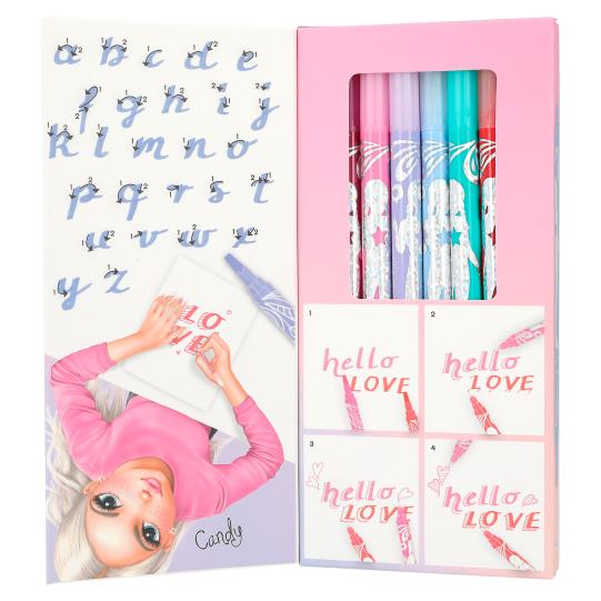 TOPModel Kalligrafi- & Finelinerpennor,8-pack - 3