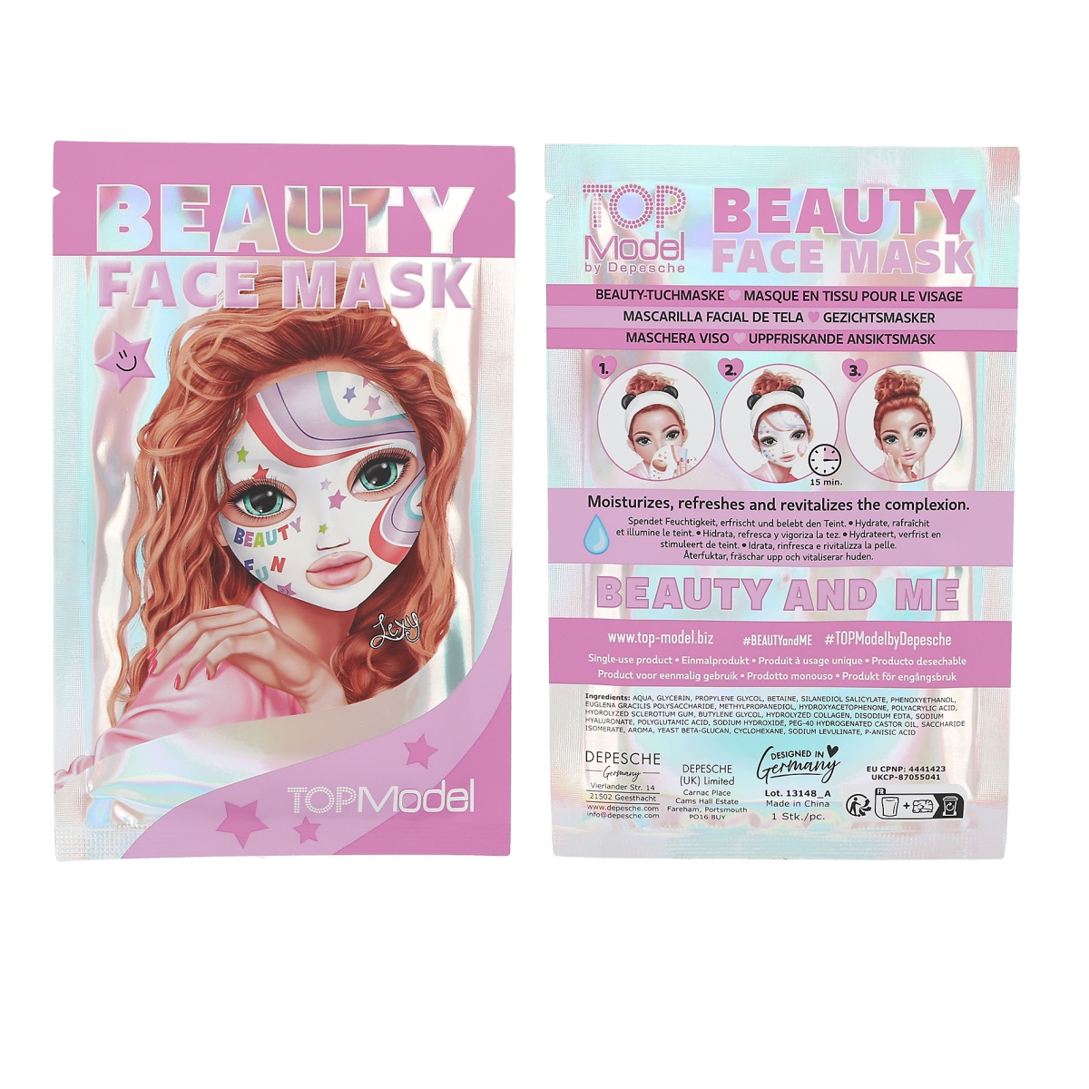 TOPModel Ansiktsmask BEAUTY andME - 2