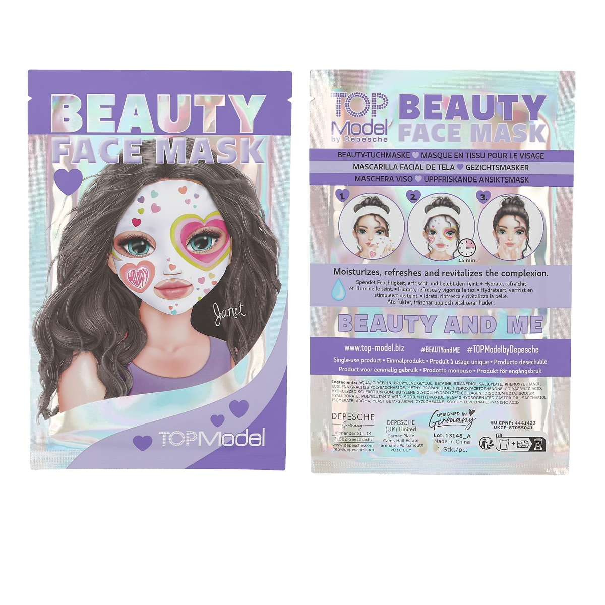 TOPModel Ansiktsmask BEAUTY andME - 3