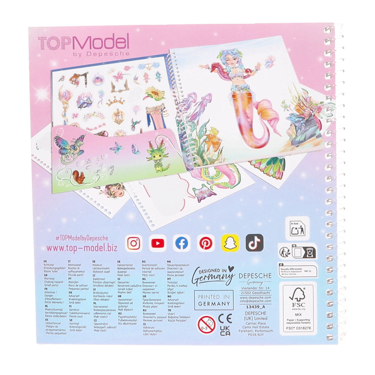 TOPModel Dress Me Up StickersbokFantasy - 5