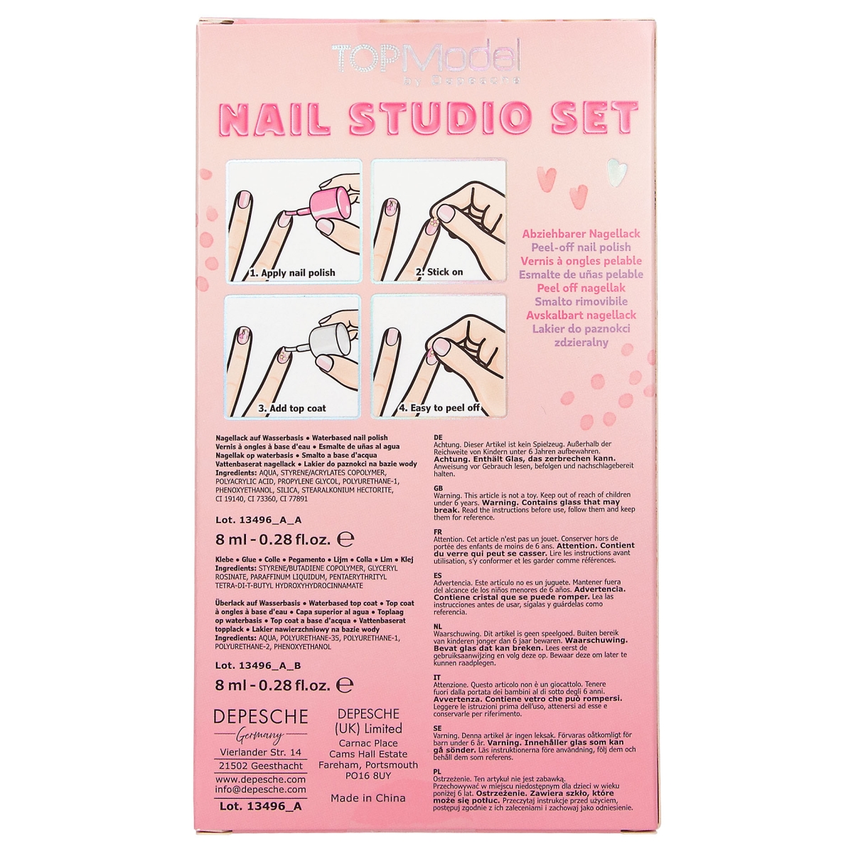 TOPModel Nagelstudio Set BEAUTY and ME - 6