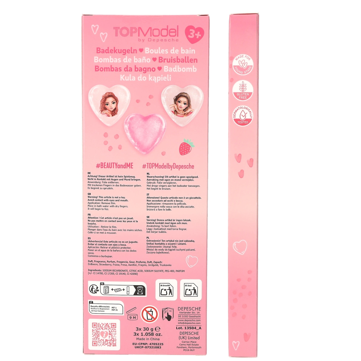 TOPModel Badbomber, hjärtformade BEAUTY and ME - 5