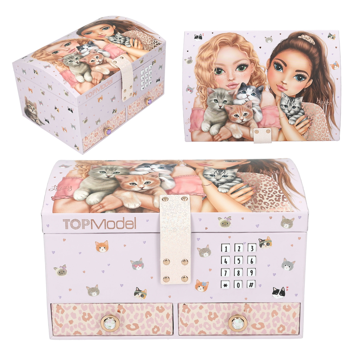 TOPModel Smyckeskrin med kod och musik CAT LOVE