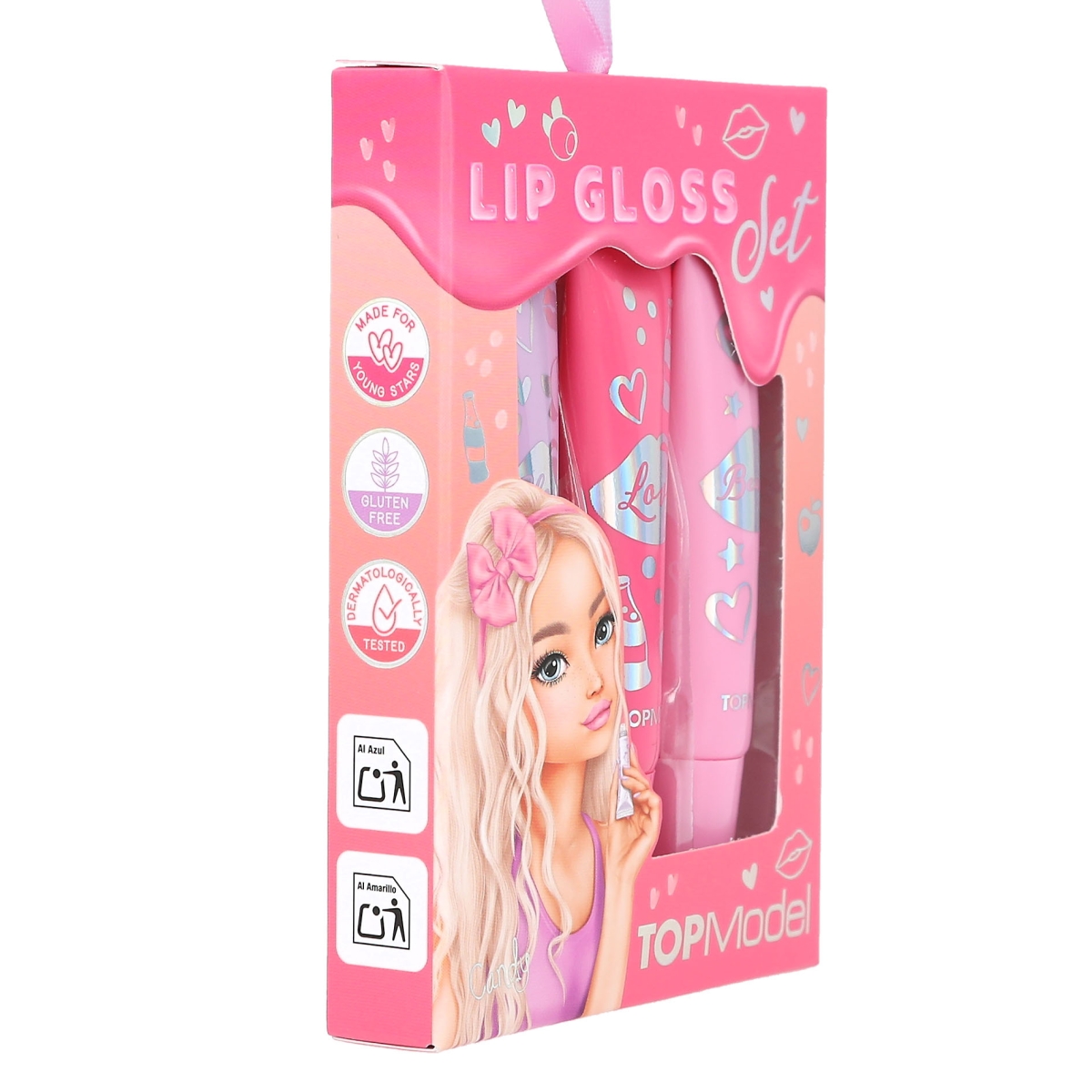 TOPModel Läppglans, 3-pack BEAUTY andME - 3