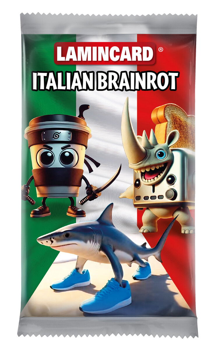 Italian Brainrot Collectible Cards 5 Pack