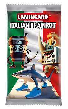 Italian Brainrot Collectible Cards 5 Pack