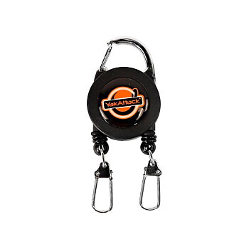 Yakattack Double Attachment Clip-on Retractor, with 2pcs 45cm steel wire
