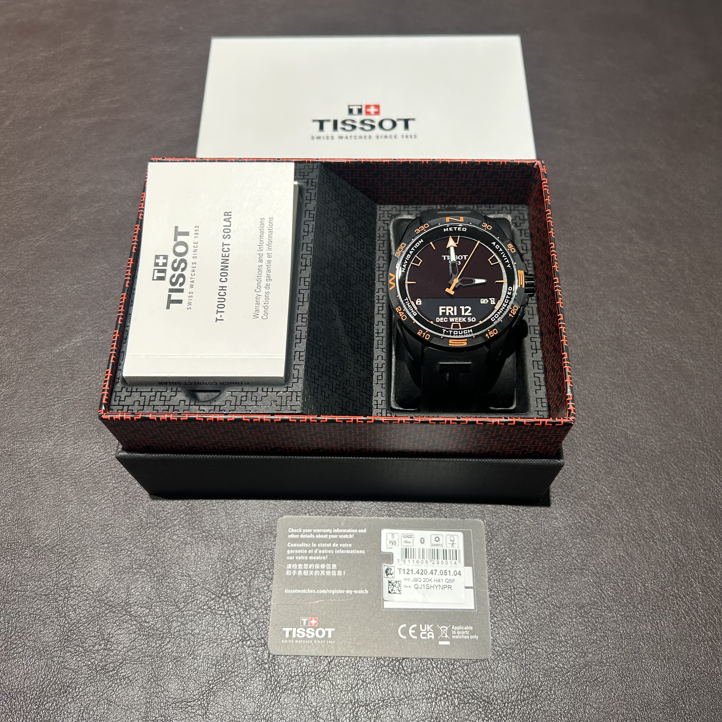 Tissot T-touch Connect Solar 47,5 Svart - 2
