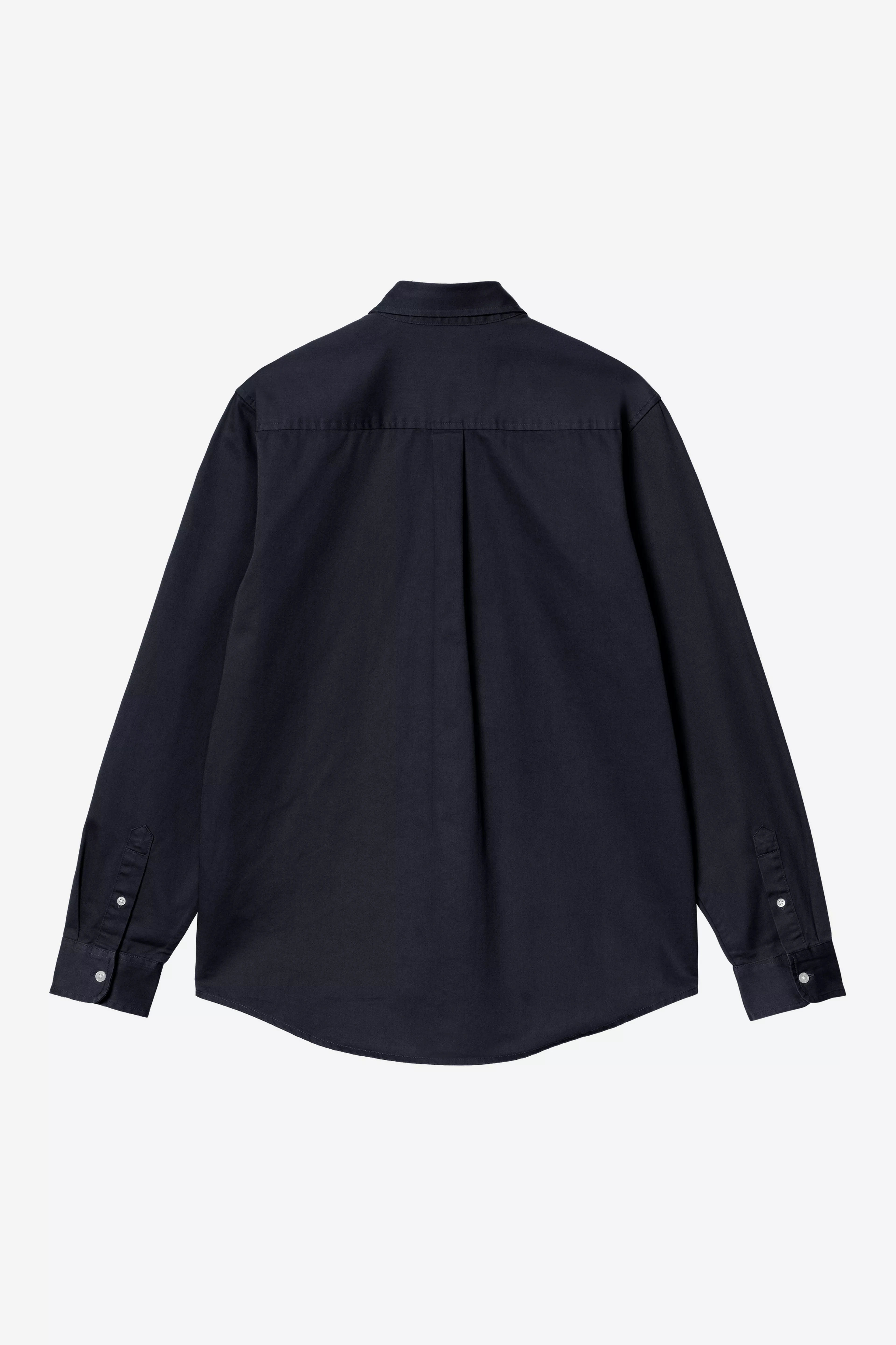 Carhartt WIP Madison Long Sleeve Shirt Navy/ Wax - 9