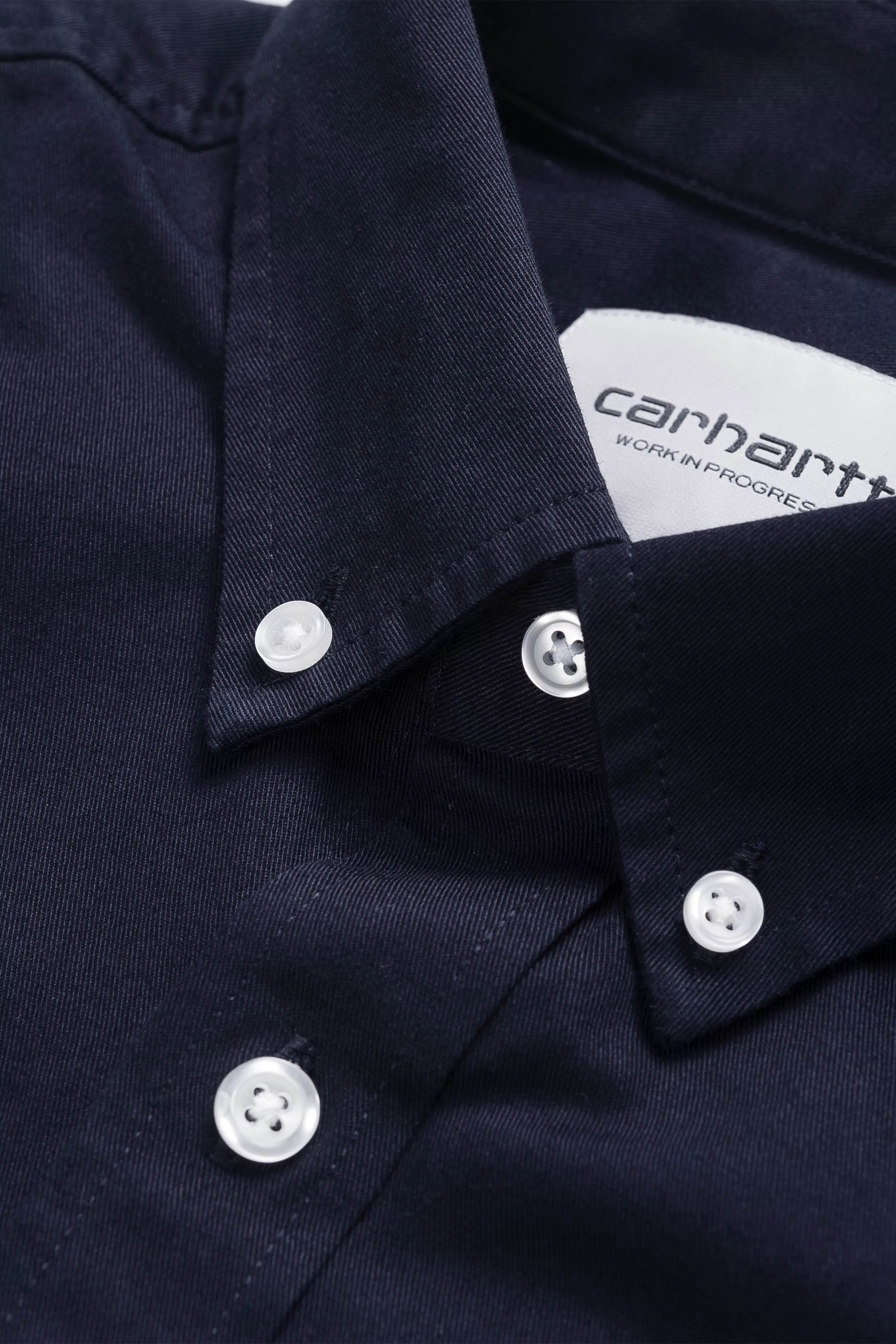 Carhartt WIP Madison Long Sleeve Shirt Navy/ Wax - 6