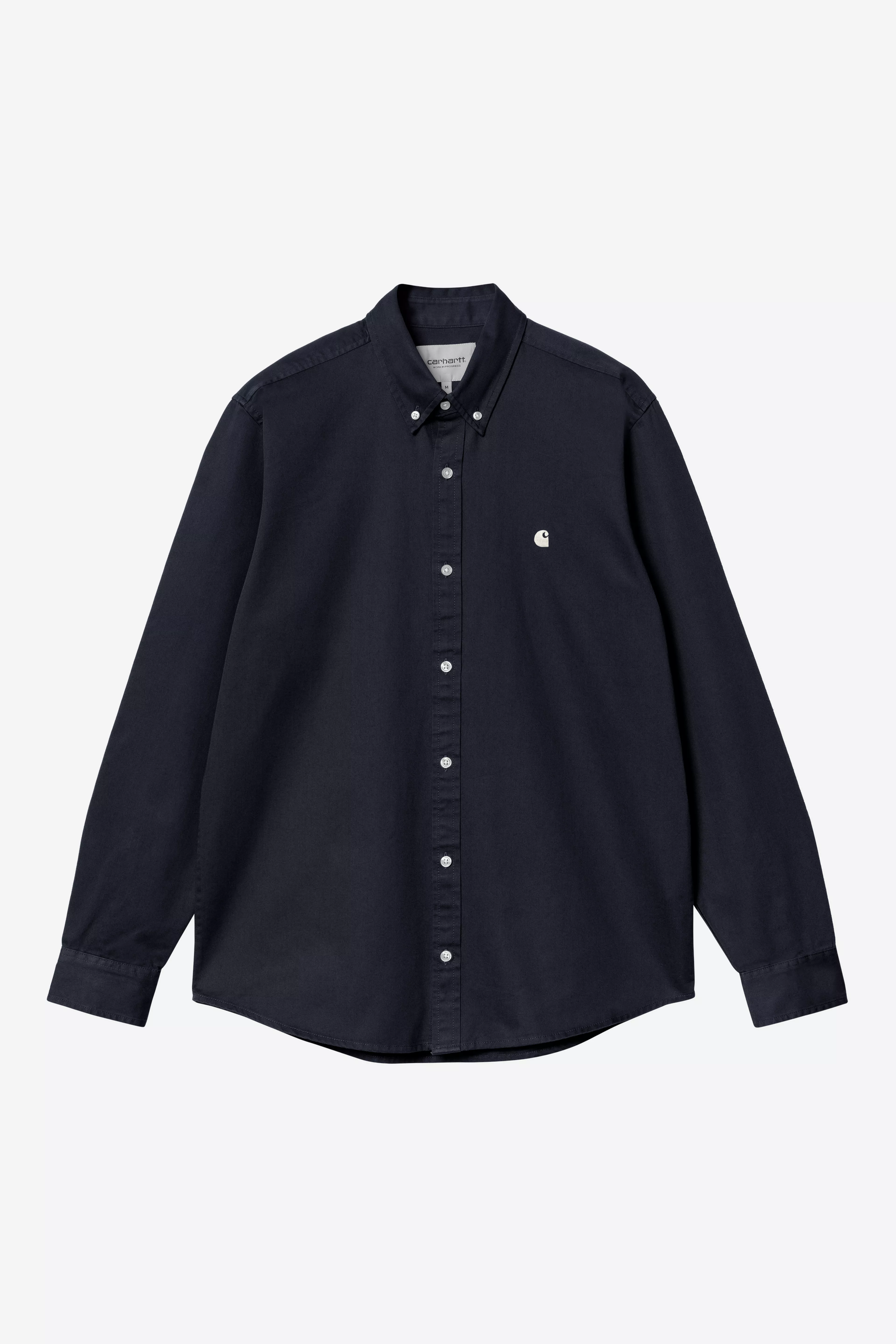 Carhartt WIP Madison Long Sleeve Shirt Navy/ Wax - 10