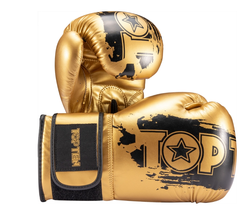 Topten Boxglove Golden Star Black/Gold 10-16 oz