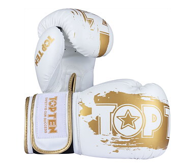 Topten Boxglove Golden Star White/Gold 10-16 oz