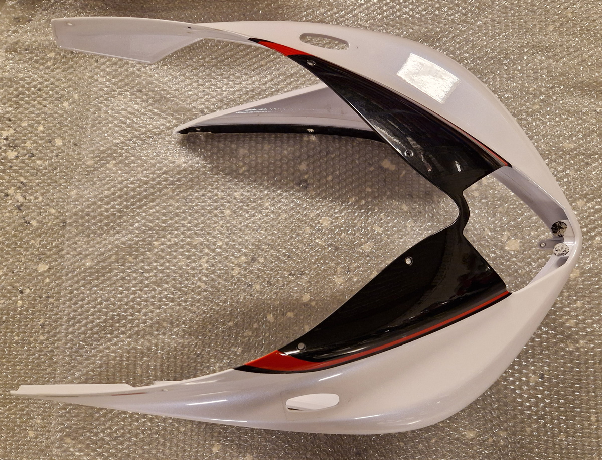 Toppkåpa vitpearl/svart F4 1000