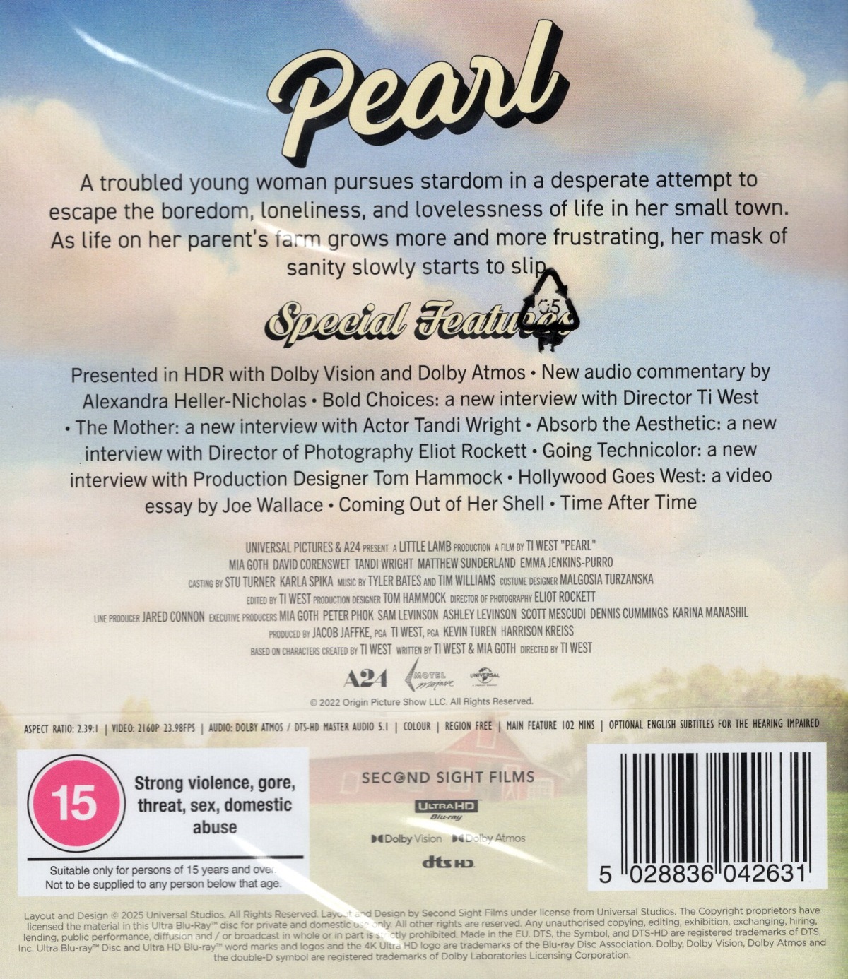 Pearl (ej svensk text) (4K Ultra HD) - 2