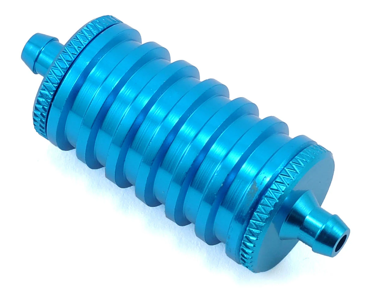 Yeah Racing 0230BU Aluminum Exhaust Gas/Fuel Cooler (Blue)