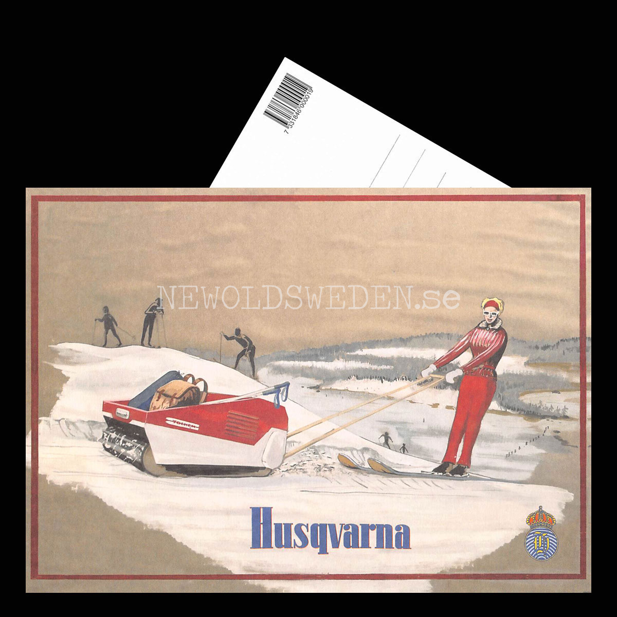 HUSQVARNA Tolken - Vykort A5 - 3