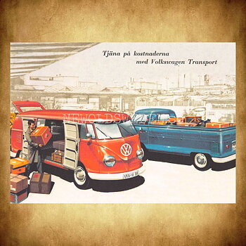 Volkswagen Transport - Vykort A5