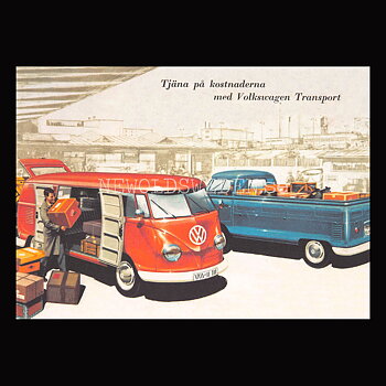 Volkswagen Transport - Vykort A5