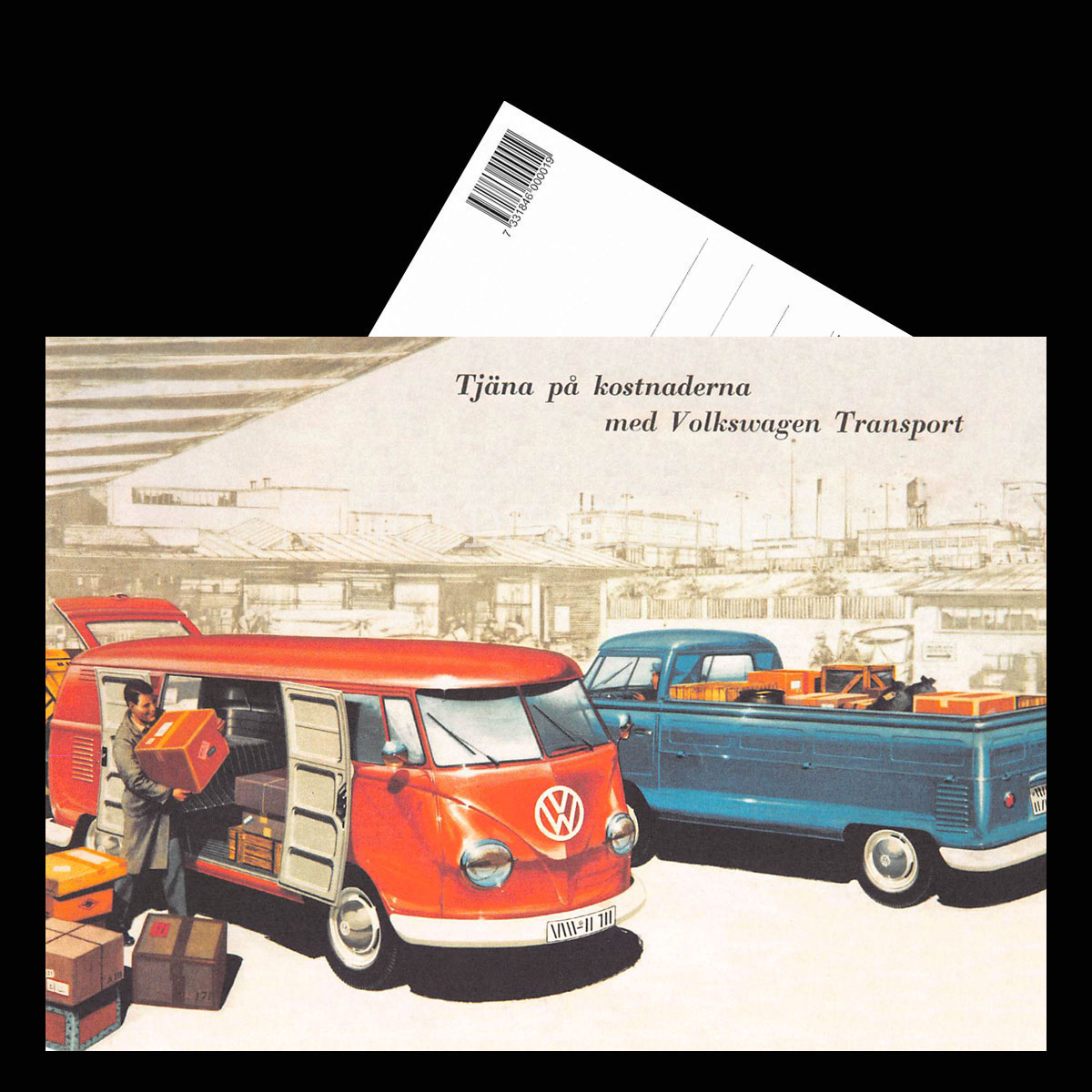 Volkswagen Transport - Vykort A5 - 3