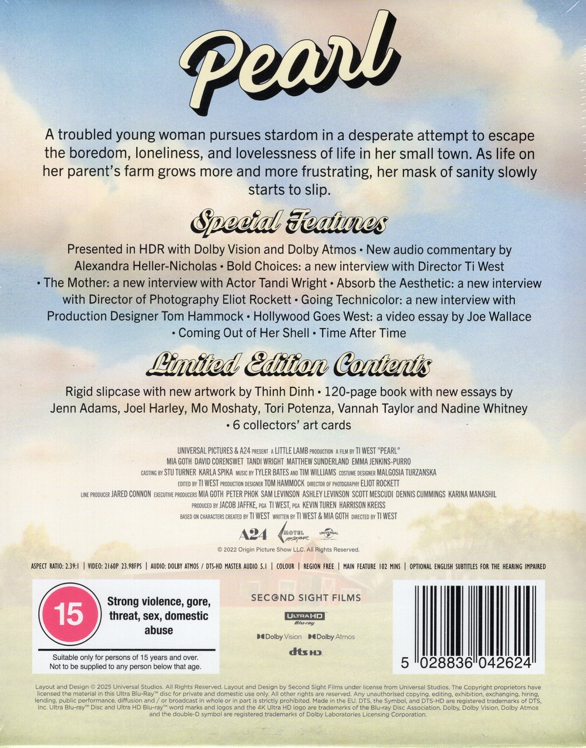 Pearl (Limited Edition) (ej svensk text) (4K Ultra HD) - 2