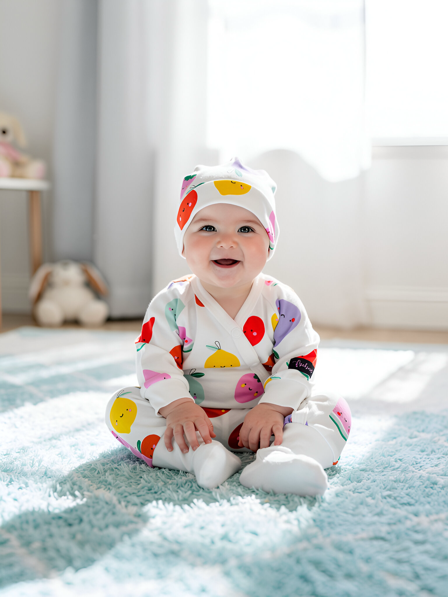 Babydress ”Fruktstund”
