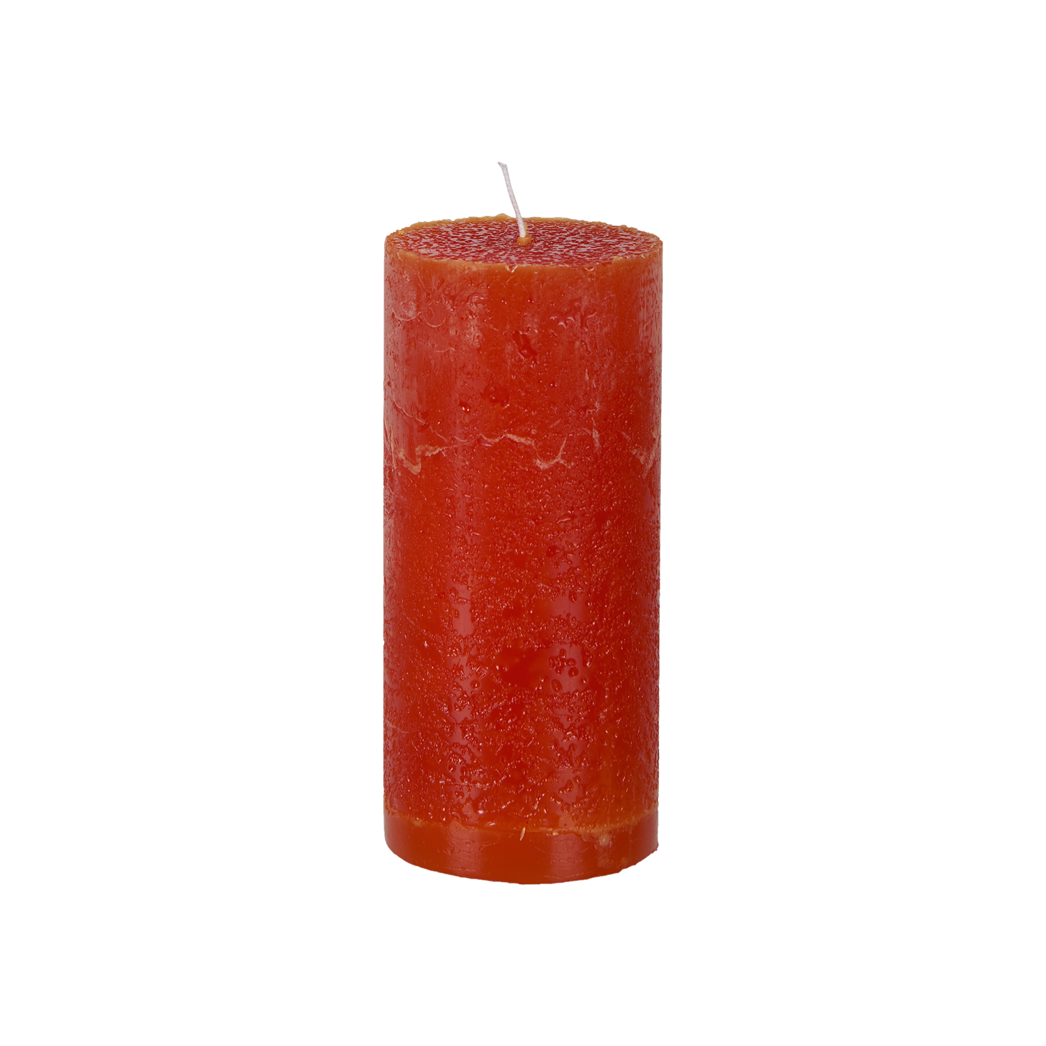 Blockljus Cote Nord Mörkorange 7x15 