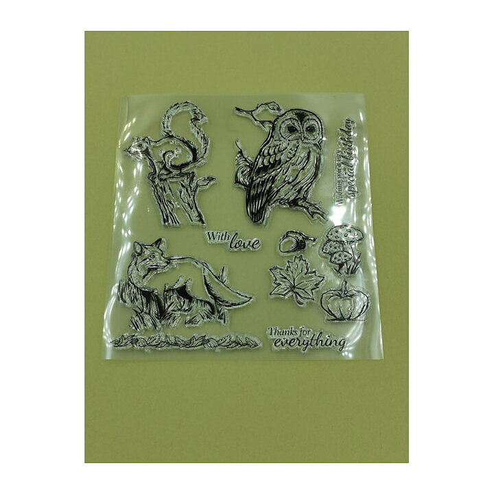 Clear Stamps Second Hand - Forest Animals