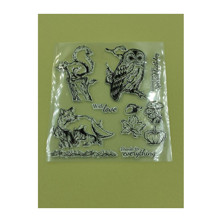 Clear Stamps Second Hand - Forest Animals