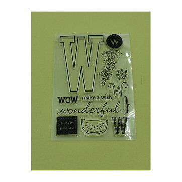 Clear Stamps Second Hand Hero Arts - Choose your Letter "W"