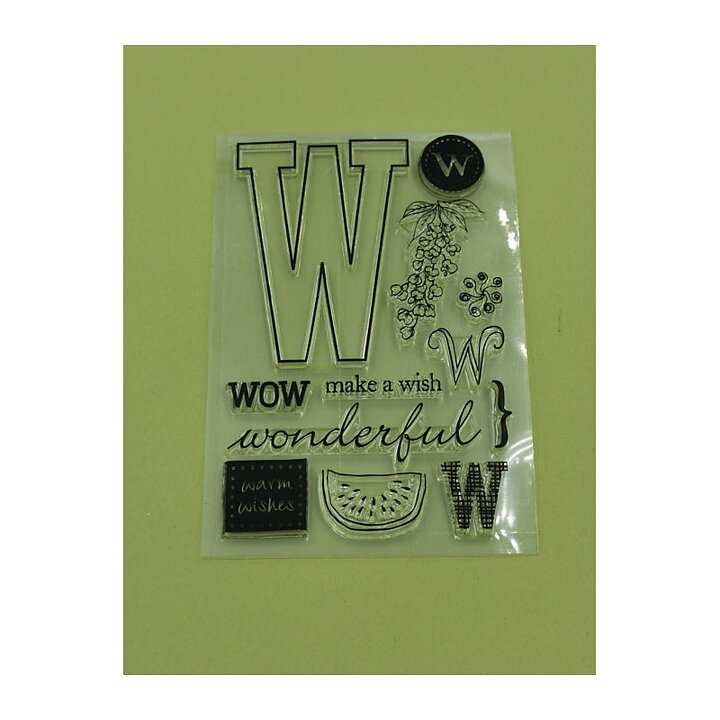 Clear Stamps Second Hand Hero Arts - Choose your Letter "W"