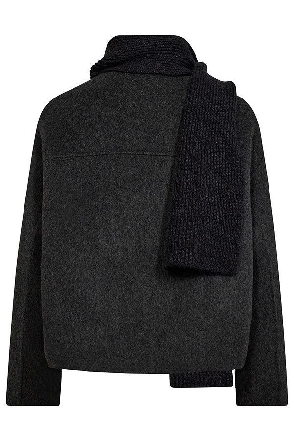 Mos Mosh - MMMaria Loisa Wool Jacket Phantom - 11