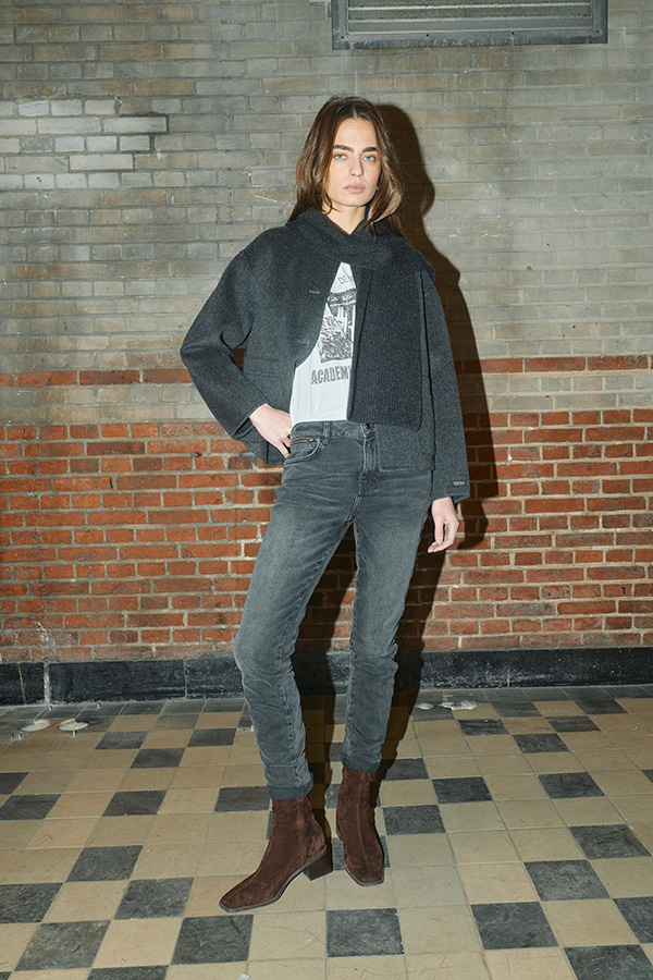 Mos Mosh - MMMaria Loisa Wool Jacket Phantom - 4