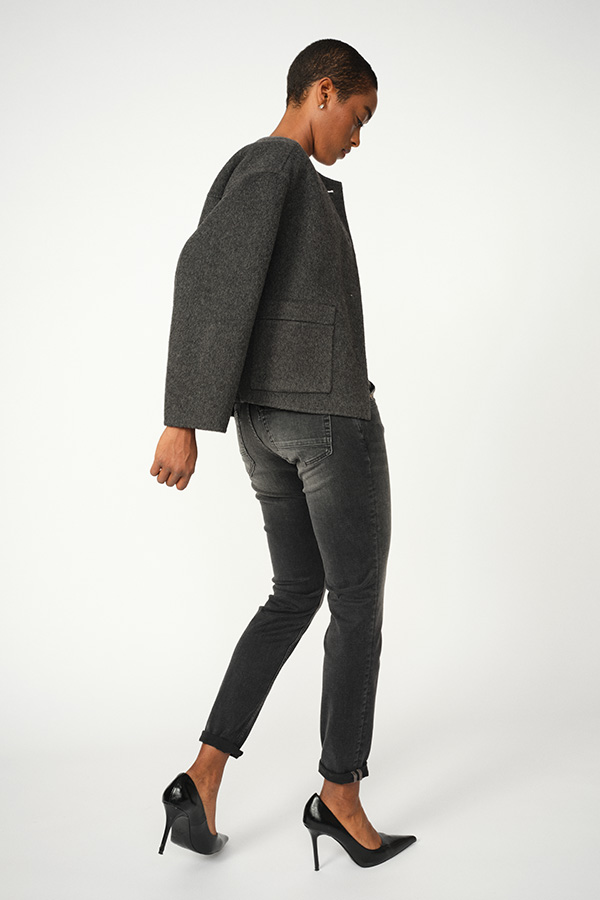 Mos Mosh - MMMaria Loisa Wool Jacket Phantom - 7