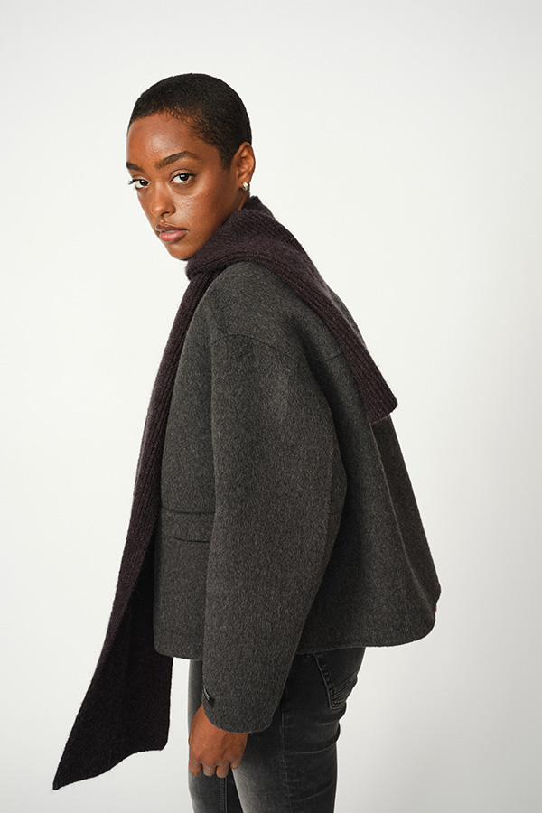 Mos Mosh - MMMaria Loisa Wool Jacket Phantom - 6