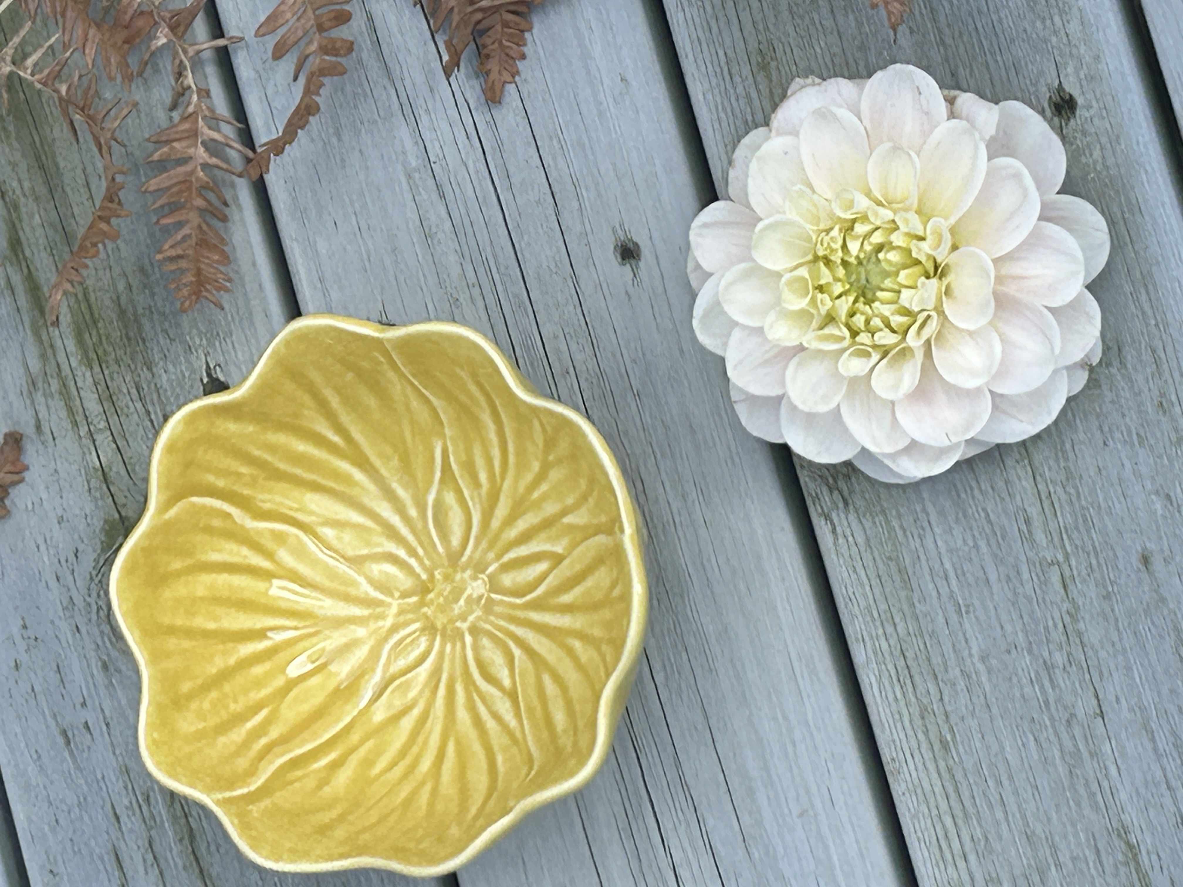 Skål Flora gul (liten)