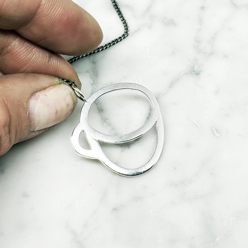 Halsband - FIKA - silver - 4