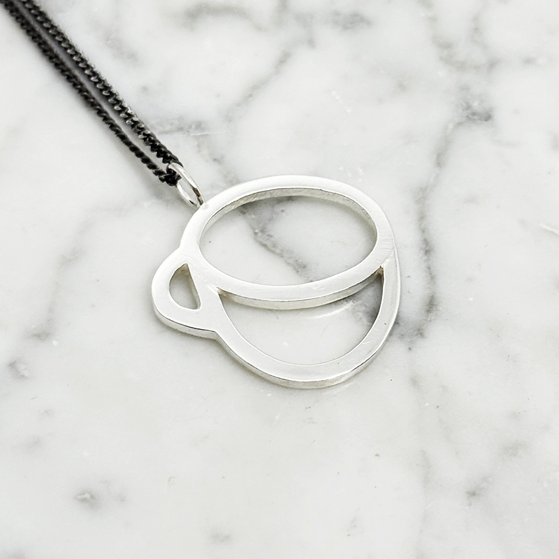 Halsband - FIKA - silver - 3