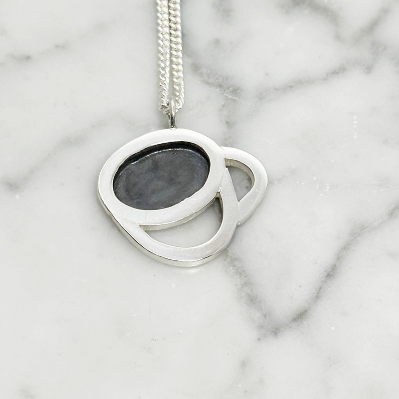 Necklace - FIKA - silver