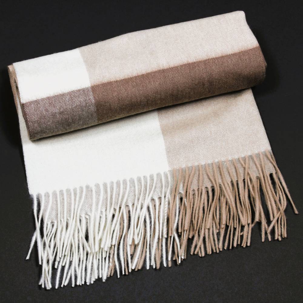 Sandy Varm  Beige Ullsjal - 6