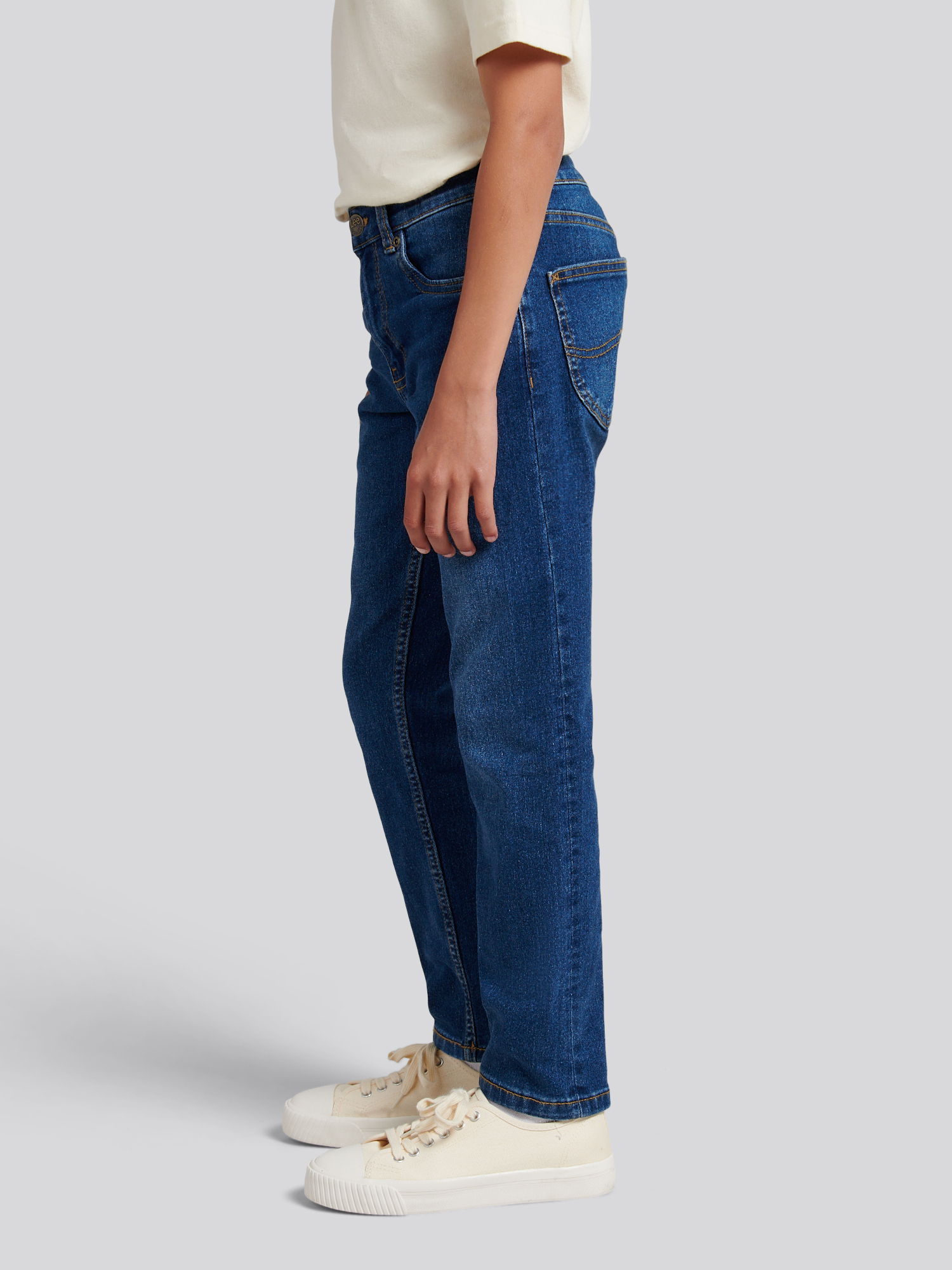STRAIGHT STRETCH FIT JEAN DARREN MID WASH - 4