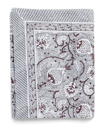 Bordsduk - Pomegranate Cotton - Grey 150x230