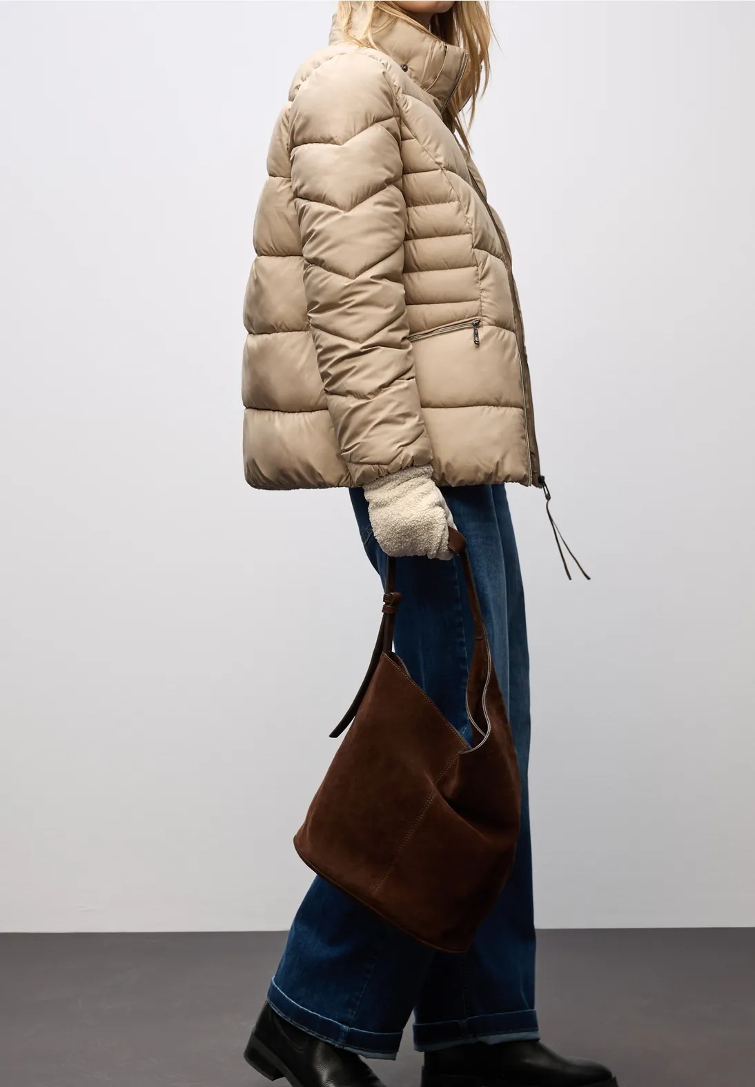 Teddy Velour Gloves - Street One