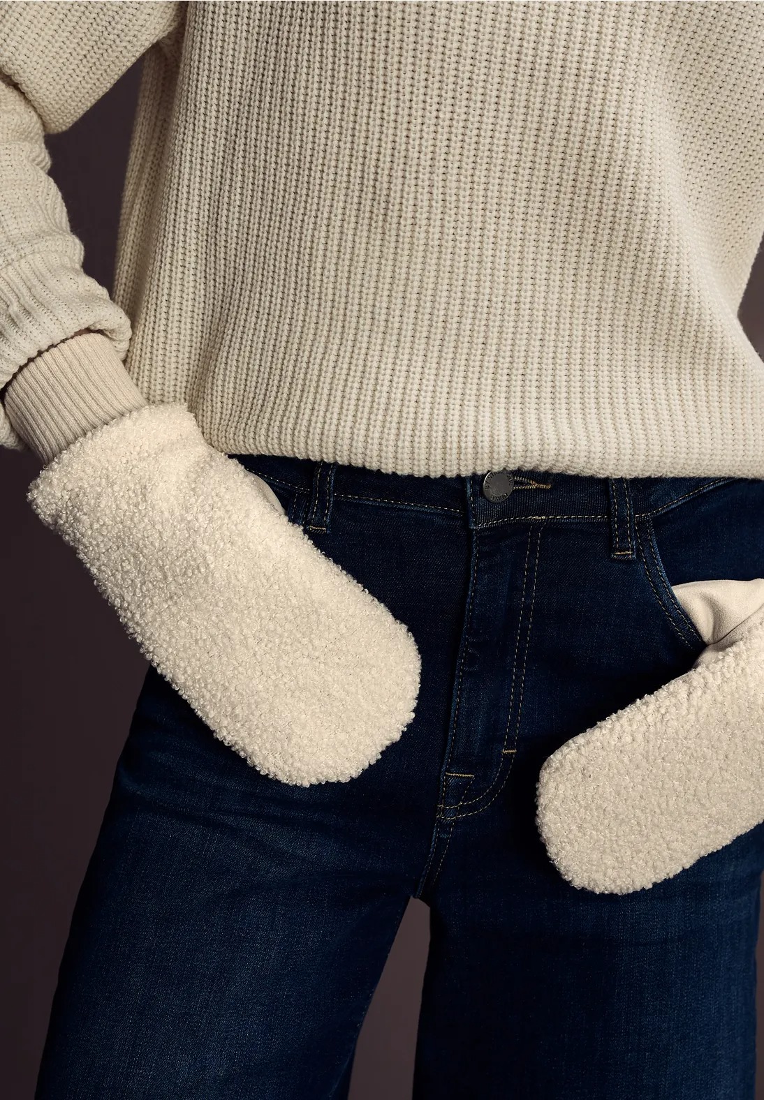 Teddy Velour Gloves - Street One