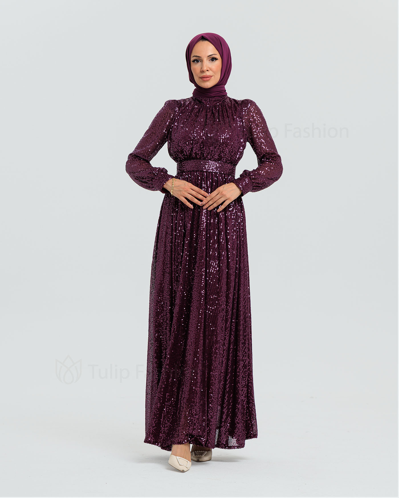 Party dress - Purple - 5